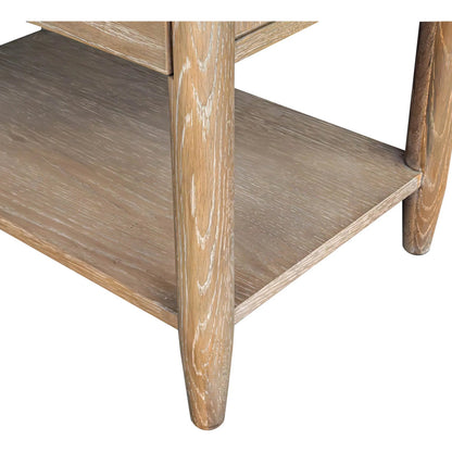 Kamelia Nightstand by LH Imports in sand, brass. Made from unique in a transitional style.