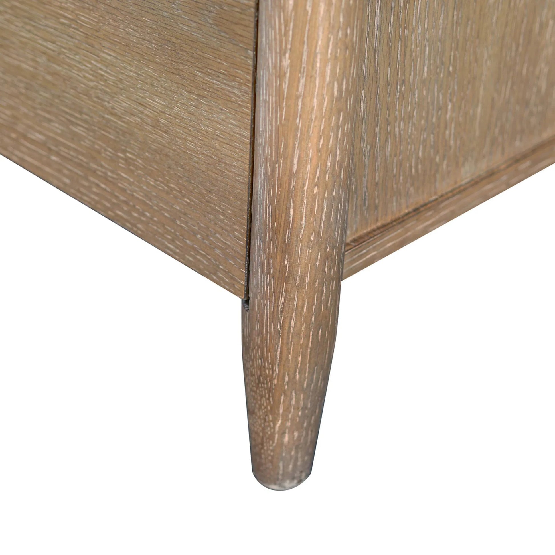Kamelia 4 Drawer Chest by LH Imports in sand, brass. Made from solid oak, oak veneer, mdf, metal in a unique style.