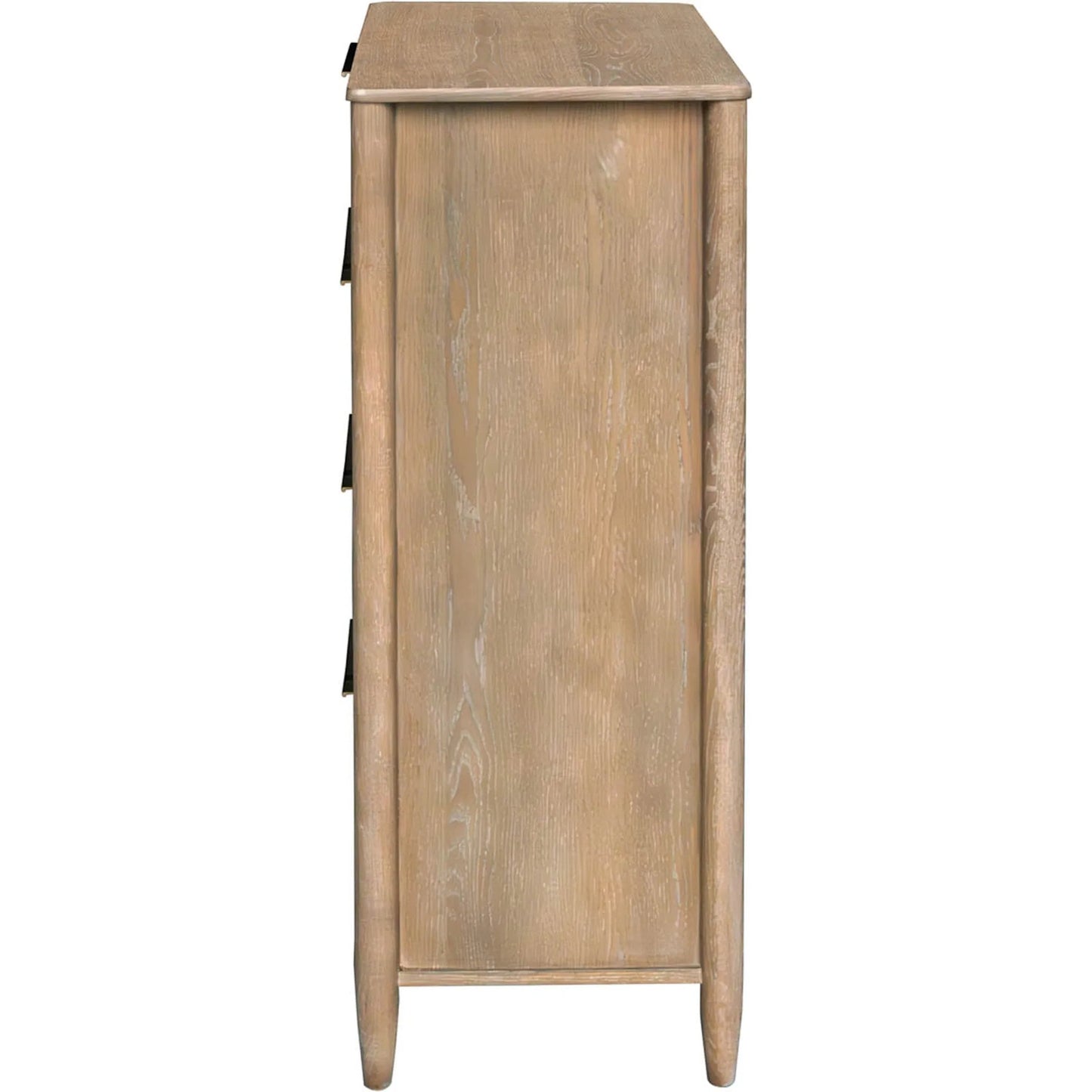011 SI-2527533 | Additional Silo | Kamelia 4 Drawer Chest by LH Imports in sand, brass. Made from solid oak, oak veneer, mdf, metal in a unique style.