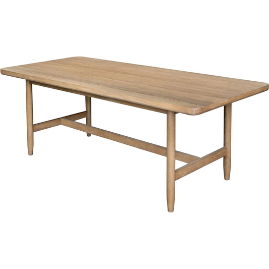 Kamelia Dining Table by LH Imports in sand. Made from unique in a unique style.
