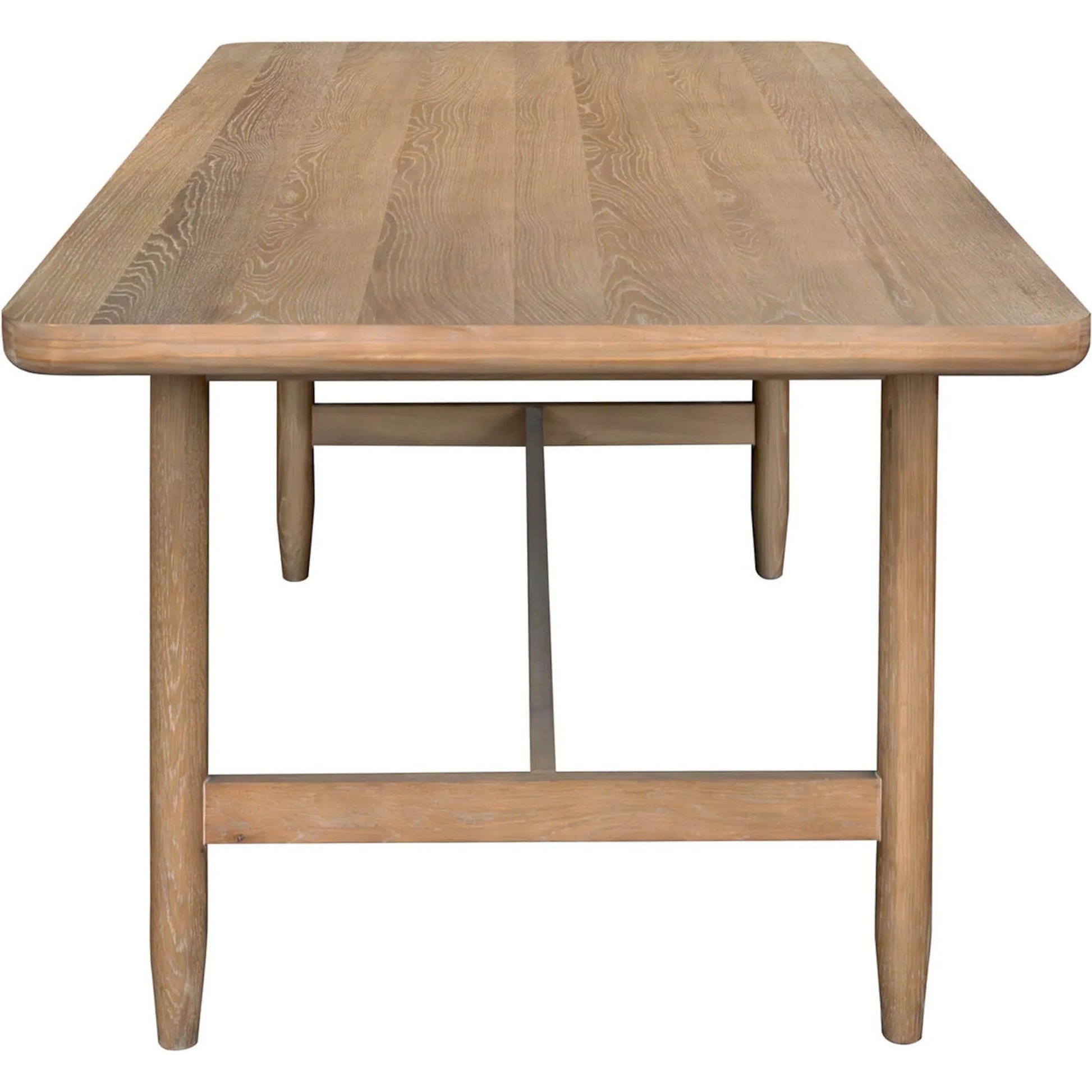 Kamelia Dining Table by LH Imports in sand. Made from unique in a transitional style.