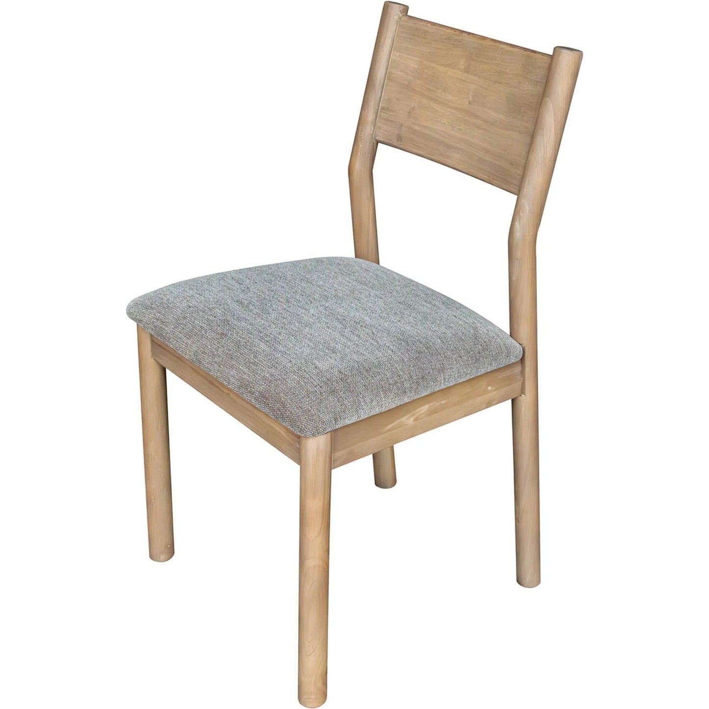 000 SI-2527534 | Additional Silo | Kamelia Dining Chair (Set of 2) by LH Imports in grey and sand. Made from rubber wood, polyester, foam in a unique style.