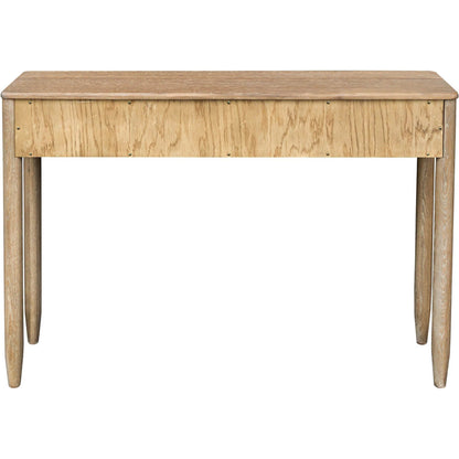 Kamelia Console by LH Imports in sand, brass. Made from unique in a transitional style.