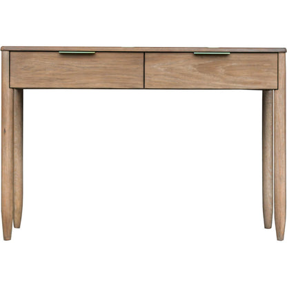 Kamelia Console by LH Imports in sand, brass. Made from unique in a transitional style.