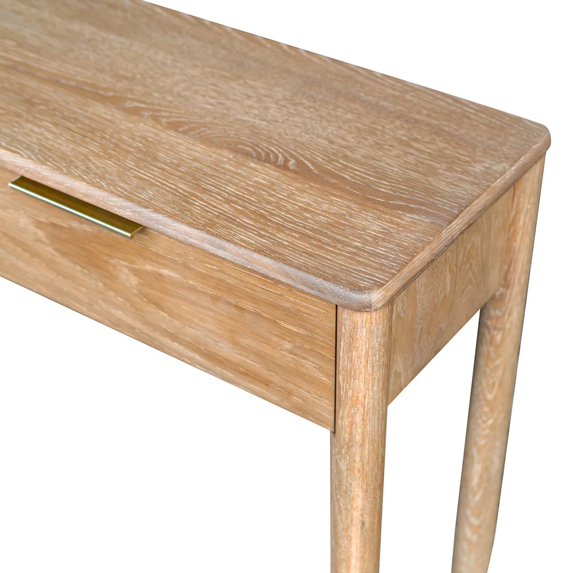 Kamelia Console by LH Imports in sand, brass. Made from unique in a transitional style.