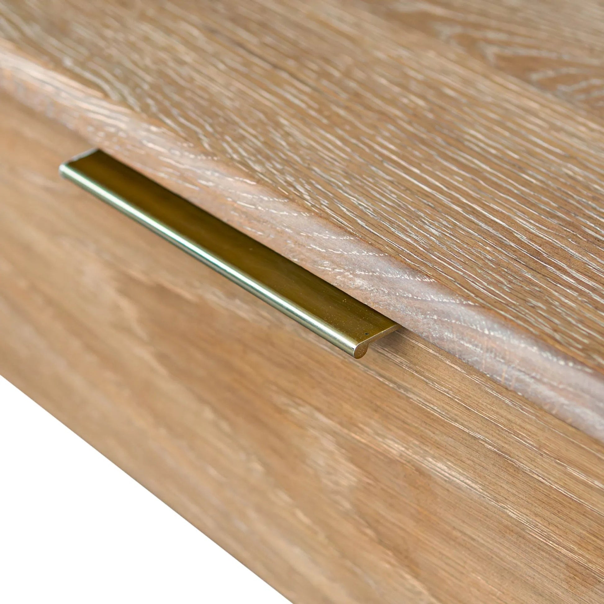 Kamelia Console by LH Imports in sand, brass. Made from unique in a transitional style.
