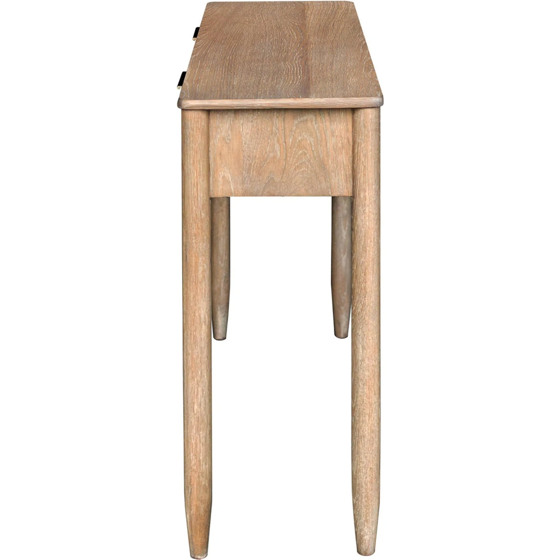 Kamelia Console by LH Imports in sand, brass. Made from unique in a transitional style.