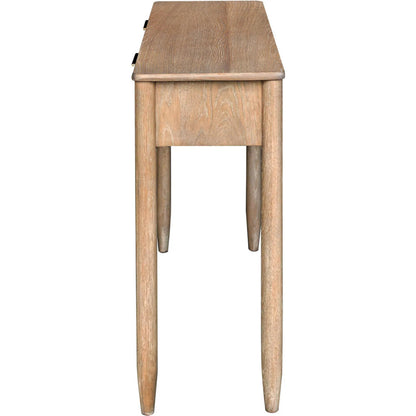 Kamelia Console by LH Imports in sand, brass. Made from unique in a transitional style.