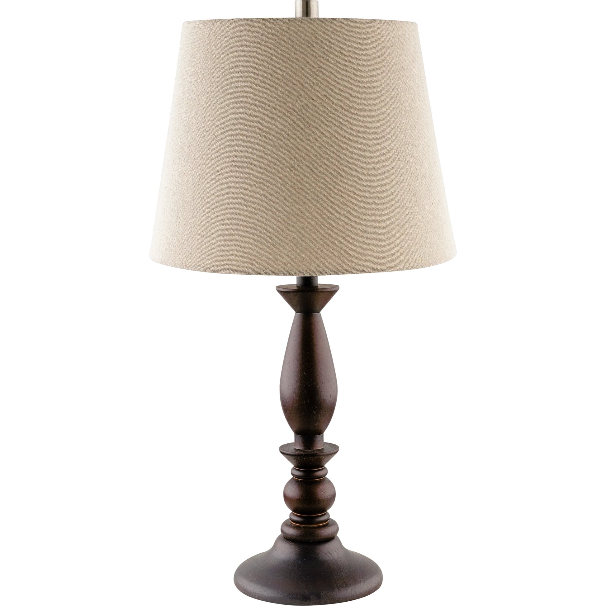 Kauri Accent Table Lamp - 535687 by Livabliss in paintedpaintedplated. Made from wood veneer, linen, polystyrene in a transitional style.