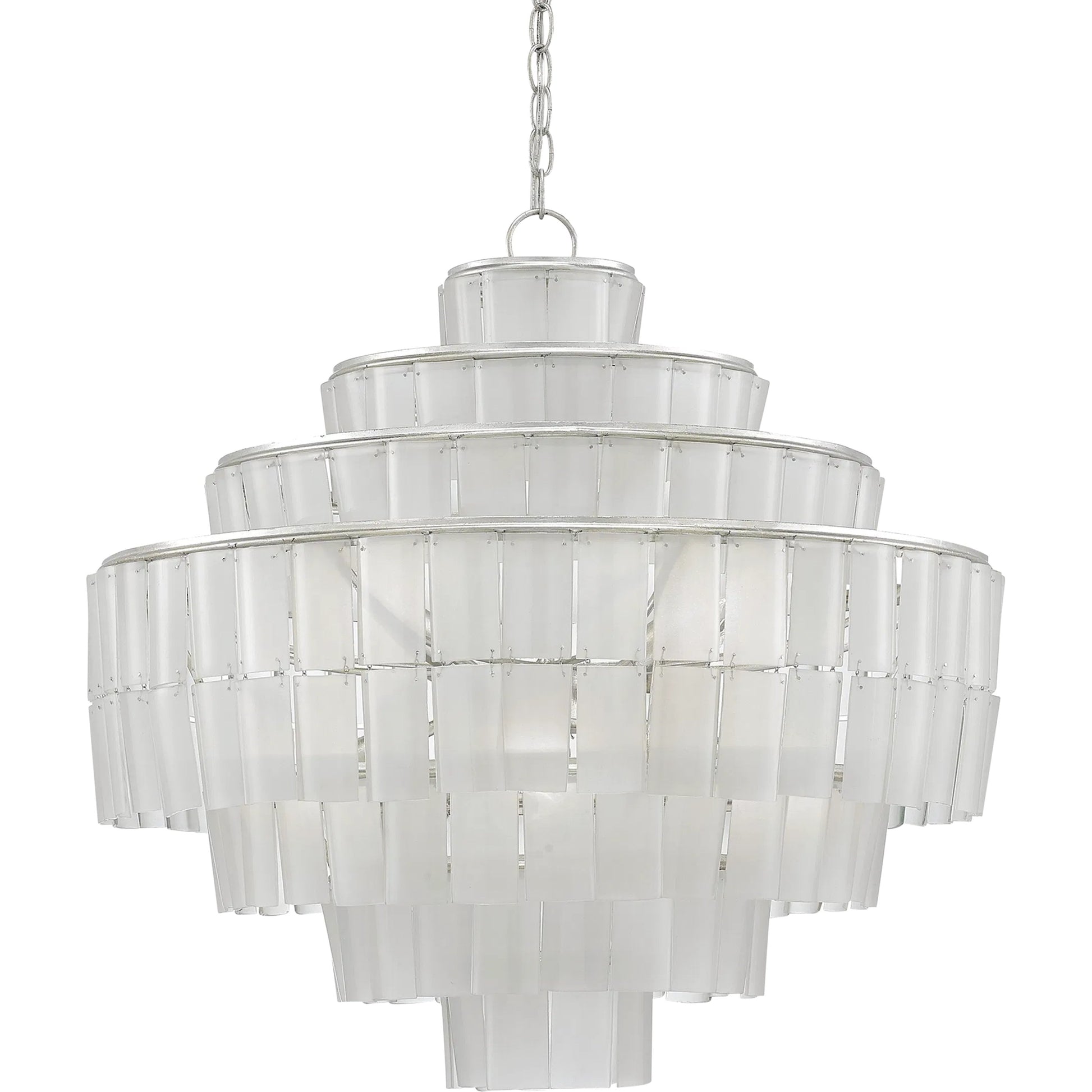 Sommelier Chandelier by Currey and Company. Made from wrought iron, bottle glass in a modern style.