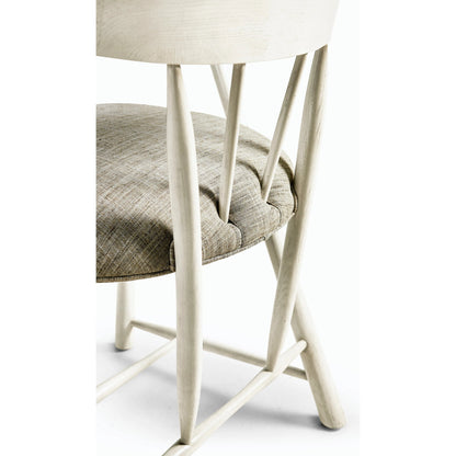 Reimagined Transient Captains Chair by Jonathan Charles in country white oak. Made from oak in a modern style.
