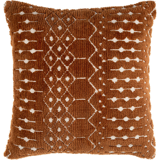 Kabela Pillow - 29756 by Surya in brown, wheat. Made from 100% polyester, 100% cotton in a eclectic & global style.