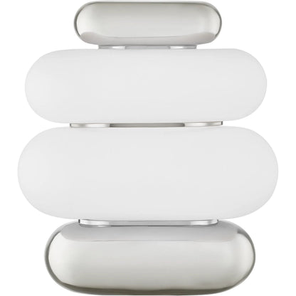 Palisade Wall Sconce by Hudson Valley in brushed nickel. Made from steel in a modern style.