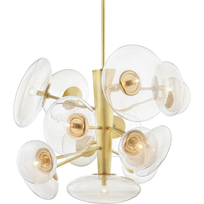 Opera 14 Light Chandelier by Hudson Valley. Made from steel in a modern style.