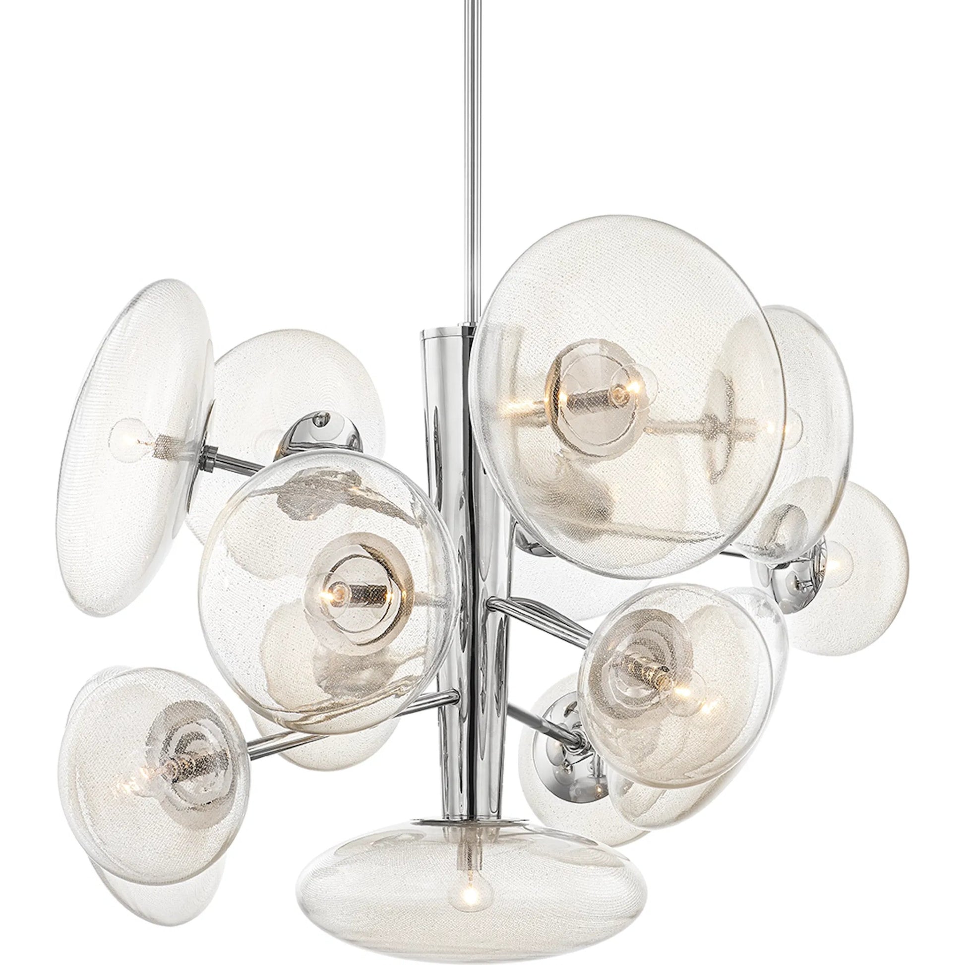 Opera 14 Light Chandelier by Hudson Valley. Made from steel in a modern style.