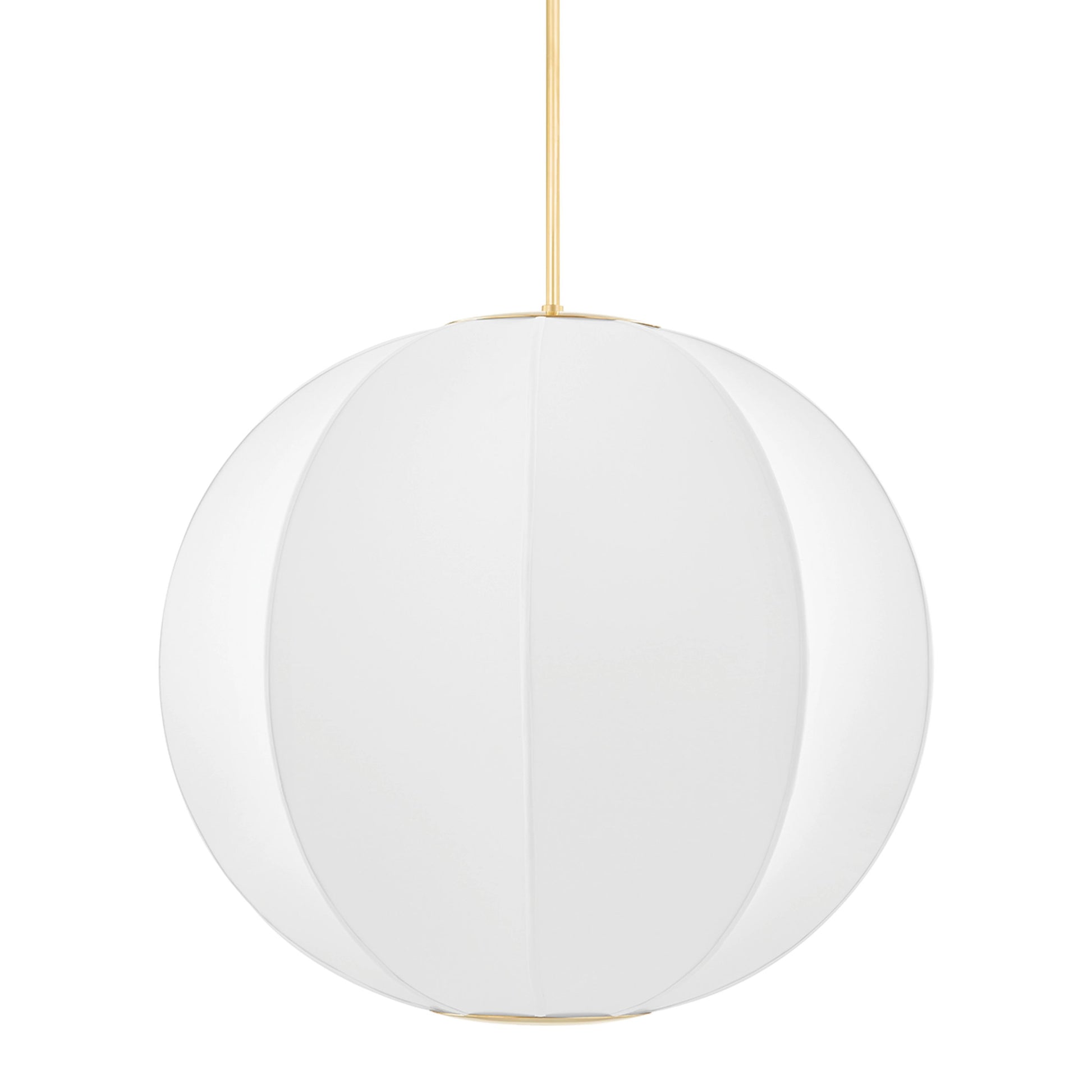 Jupiter Pendant by Hudson Valley in aged brass. Made from steel in a modern style.