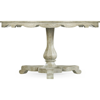 William Yeoward Overbury Dining Table by Jonathan Charles in grey and greyed oak. Made from oak in a cottage & farmhouse style.