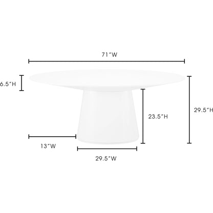 Otago Oval Dining Table by Moe's Home Collection. Made from unique in a modern style.