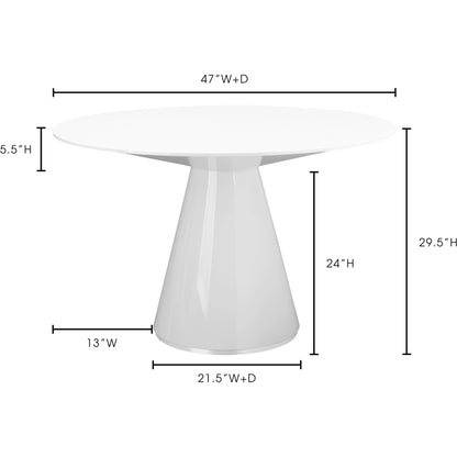 Otago Round Dining Table by Moe's Home Collection. Made from unique in a modern style.