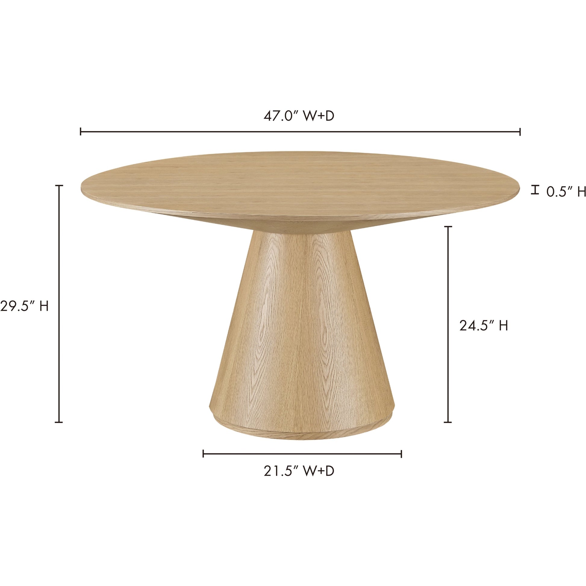 Otago Round Dining Table by Moe's Home Collection. Made from unique in a modern style.