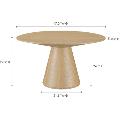 Otago Round Dining Table by Moe's Home Collection. Made from unique in a modern style.