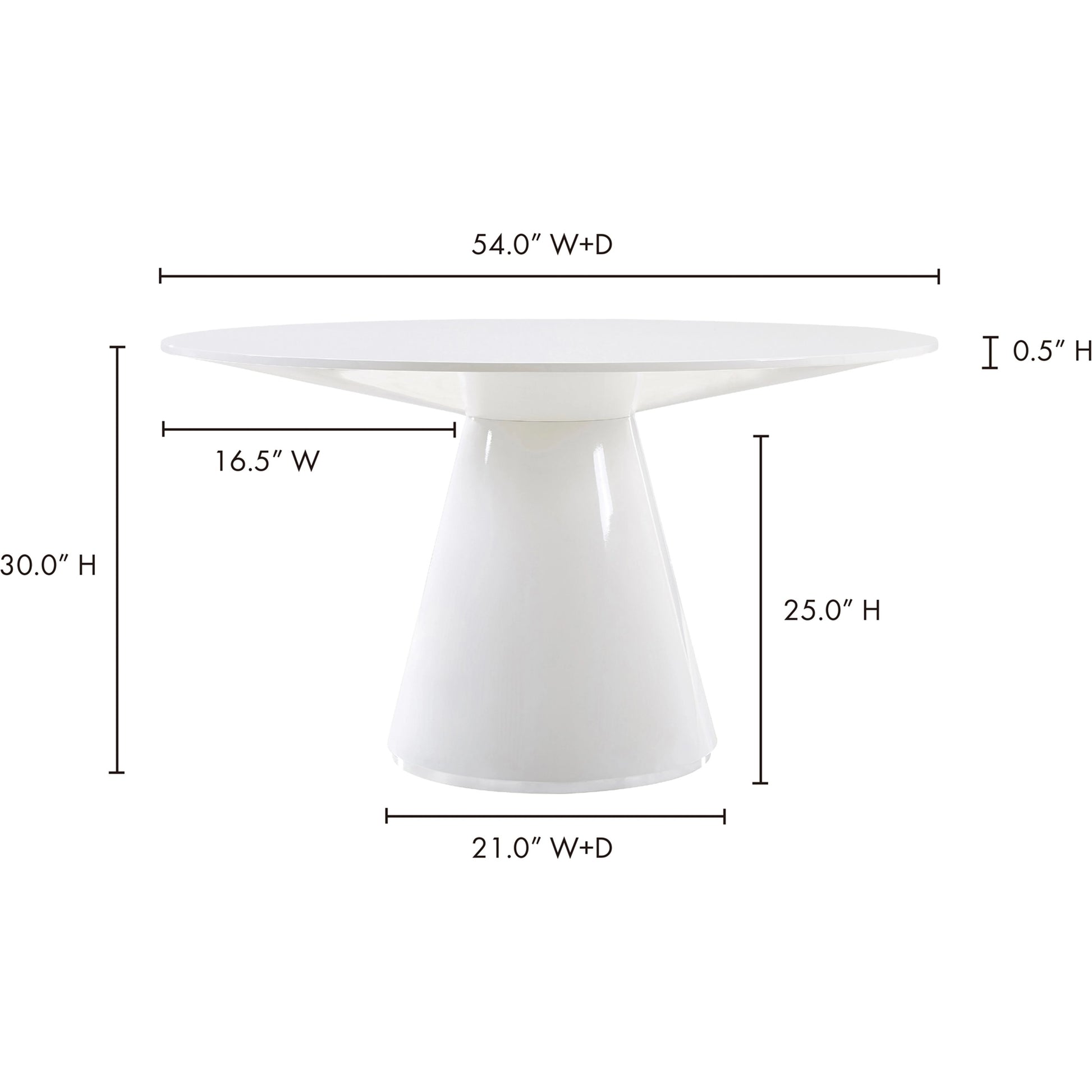 Otago Round Dining Table by Moe's Home Collection. Made from unique in a modern style.