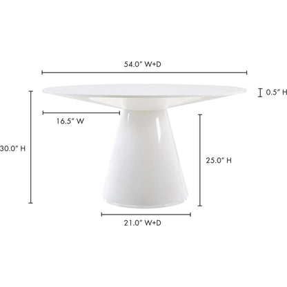 Otago Round Dining Table by Moe's Home Collection. Made from unique in a modern style.