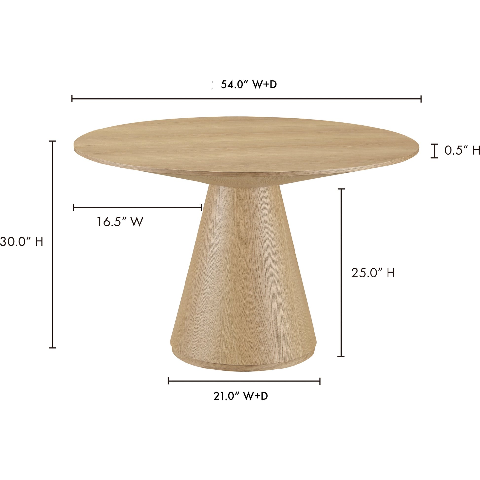 Otago Round Dining Table by Moe's Home Collection. Made from unique in a modern style.