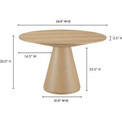Otago Round Dining Table by Moe's Home Collection. Made from unique in a modern style.