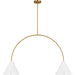 Cambre Large Linear Chandelier by Visual Comfort & Co.. Made from steel in a unique style.