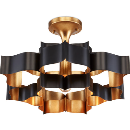 Grand Lotus Chandelier by Currey and Company. Made from unique in a modern style.