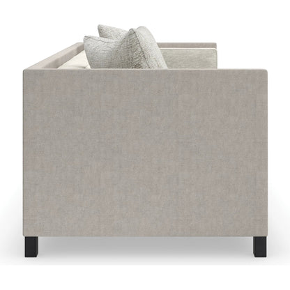 Tuxedo Sofa by Caracole in brushed deep bronze. Made from unique in a unique style.
