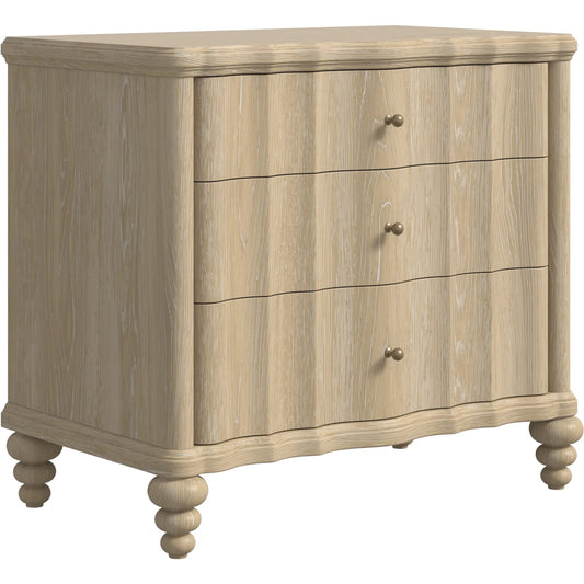 Haven Nightstand by A.R.T. Furniture. Made from parawood solids, oak veneer in a unique style.