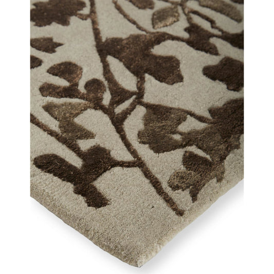 Bella Transitional & Botanical Rug - 8832F by Feizy. Made from wool, viscose in a unique style.