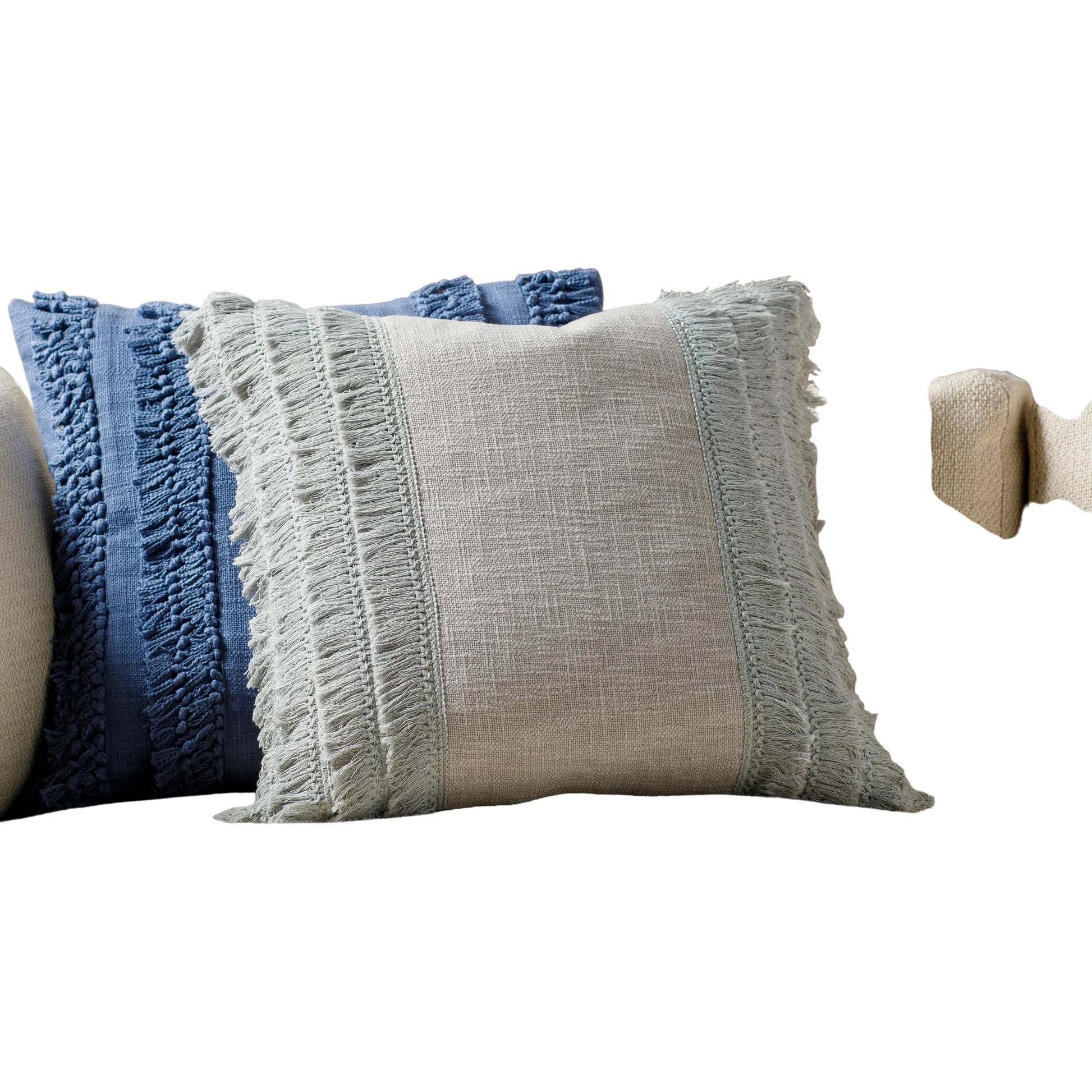 Kandie Pillow - 10980 by Surya. Made from 100% cotton in a cottage & farmhouse style.