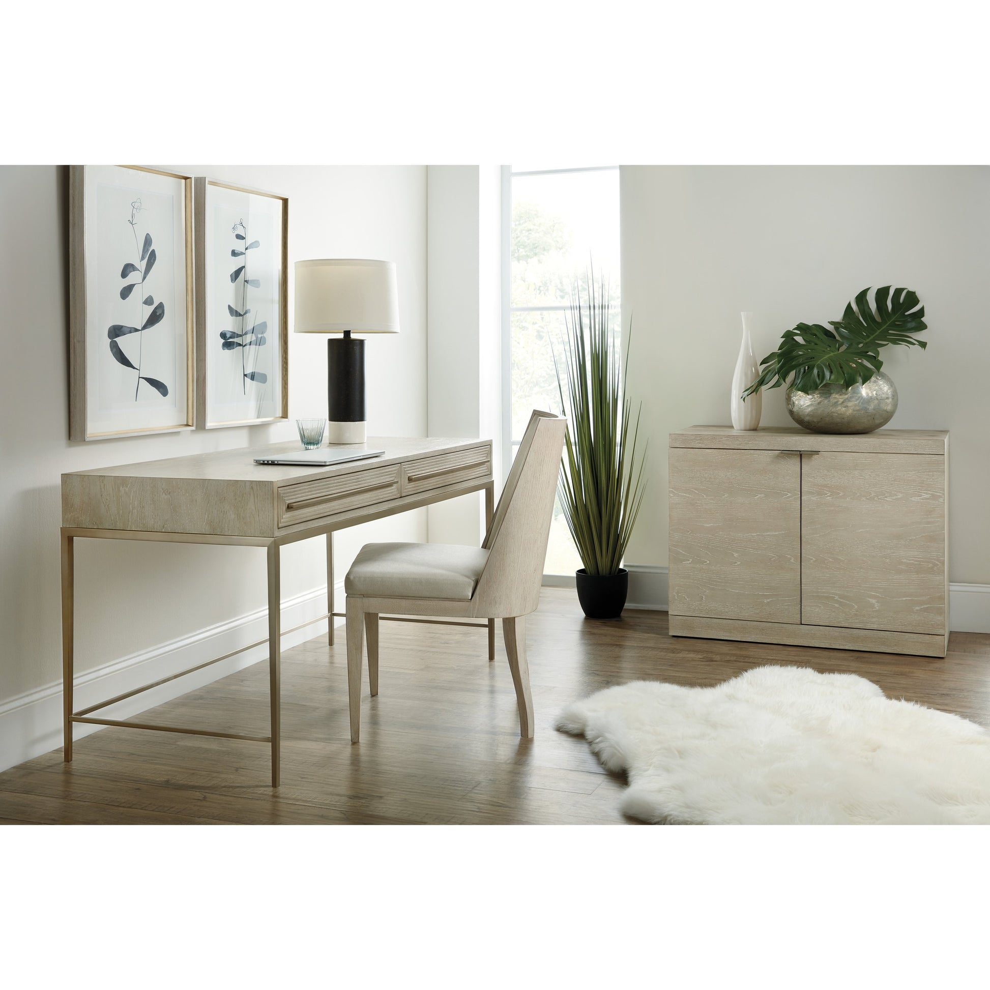 Cascade File Cabinet by Hooker Furniture in terrain. Made from oak veneers in a cottage & farmhouse style.