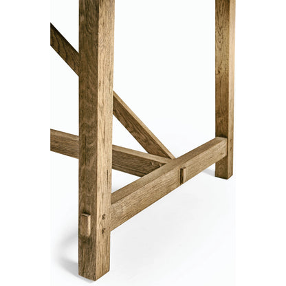 Timeless Sidereal French Laundry Table 96" by Jonathan Charles. Made from oak in a modern style.