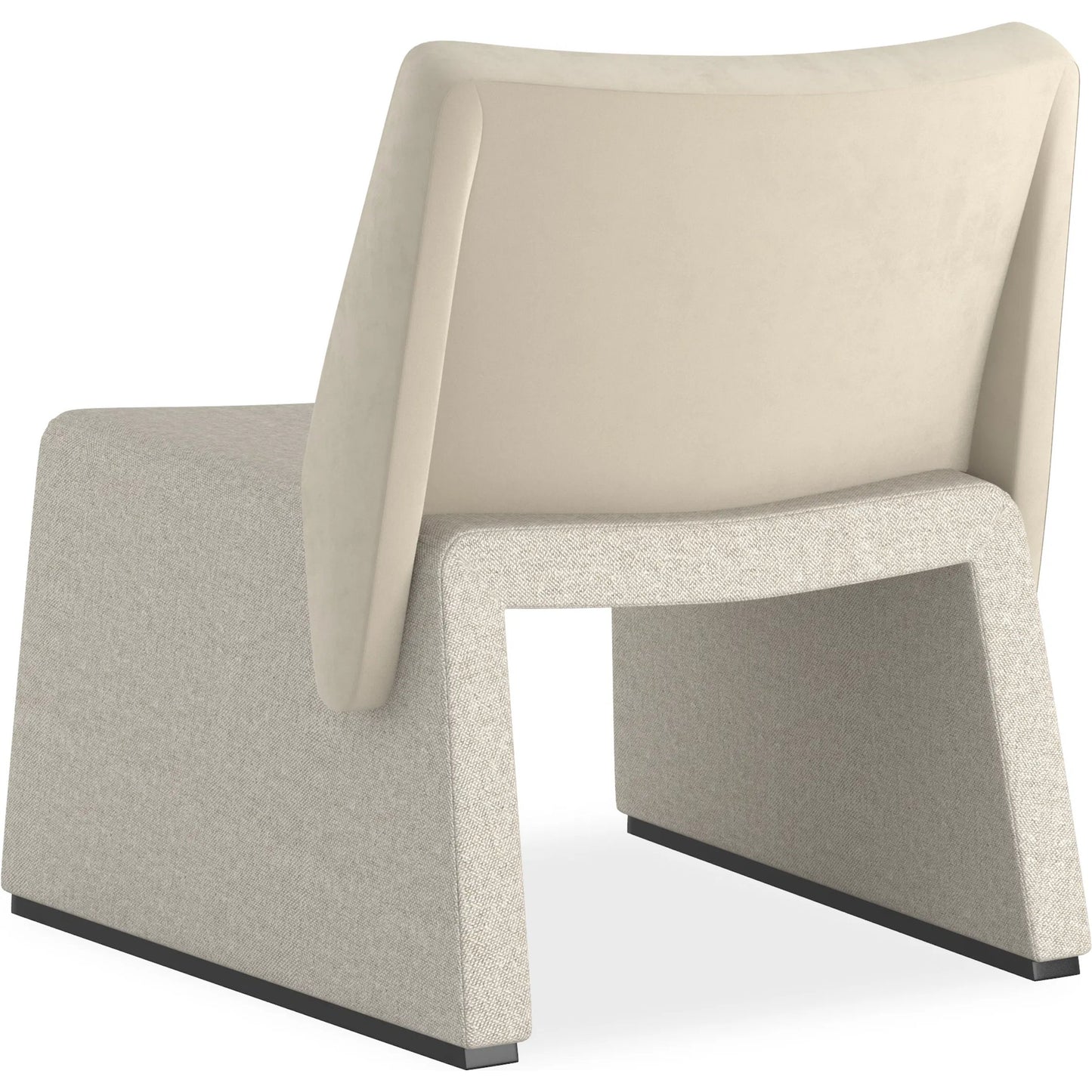 004 SI-2250482 | Additional Silo | Et Voila Chair by Caracole in pumice and dark chocolate. Made from birch in a unique style.
