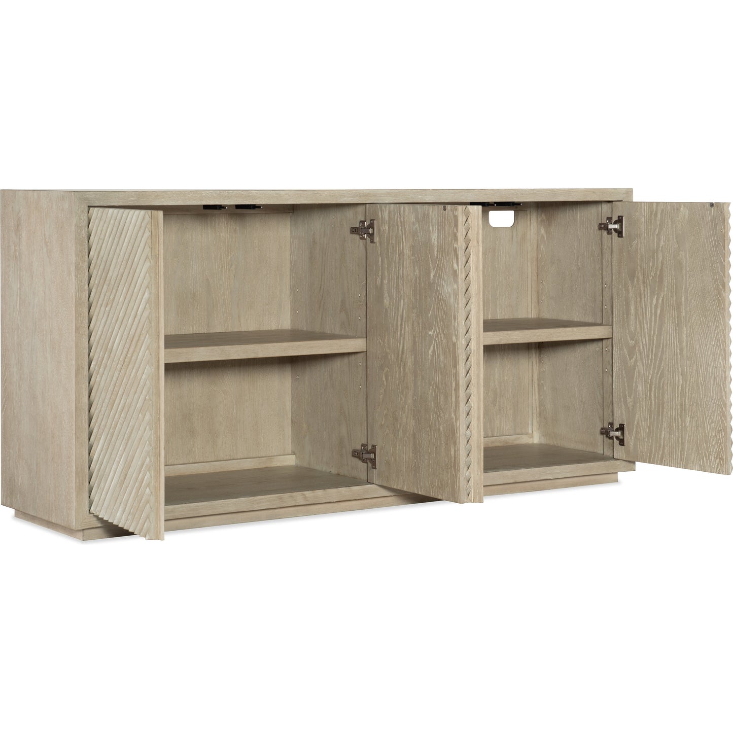 002 SI-1748530 | Additional Silo | Cascade Sideboard by Hooker Furniture in terrain. Made from oak veneers, resin in a transitional style.