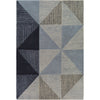 Ink Blue, Medium Gray, Light Beige, Charcoal, Denim / 2' x 3'