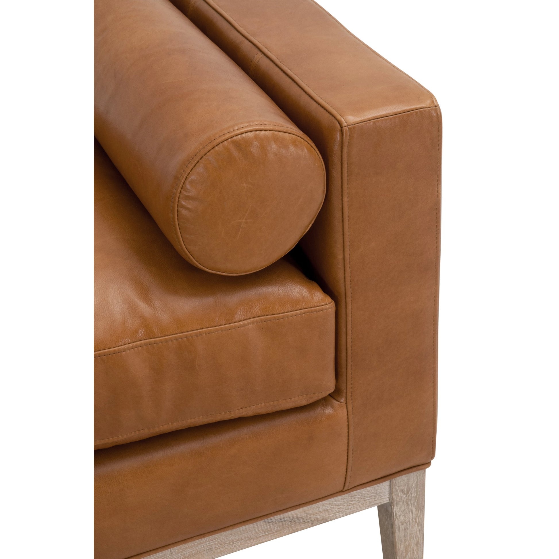 Keaton Upholstered Bench by Essentials For Living in pearl and livesmart peyton pearl, natural gray oak. Made from solid oak wood, 98% polyester, 2% nylon fabric, foam in a transitional style.