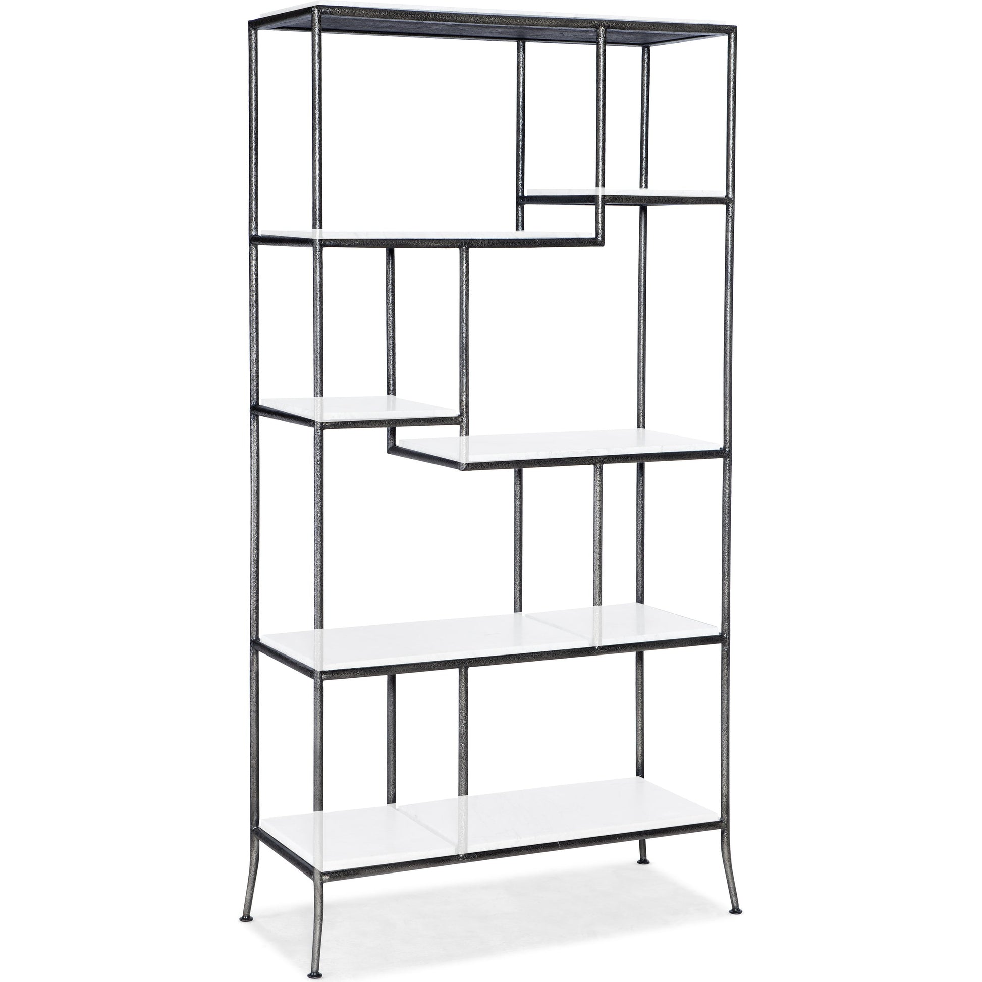 Commerce & Market Bookcase Frame by Hooker Furniture in carbon. Made from carbon steel in a transitional style.
