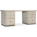 Modern Mood Executive Desk by Hooker Furniture. Made from oak veneers, metal in a modern style.