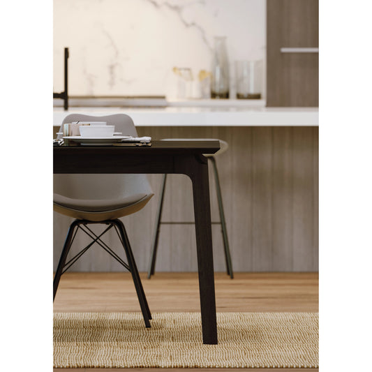 Kenzo 71" Dining Table by LH Imports. Made from mango in a modern style.