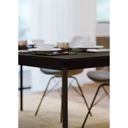 Kenzo 71" Dining Table by LH Imports. Made from mango in a modern style.