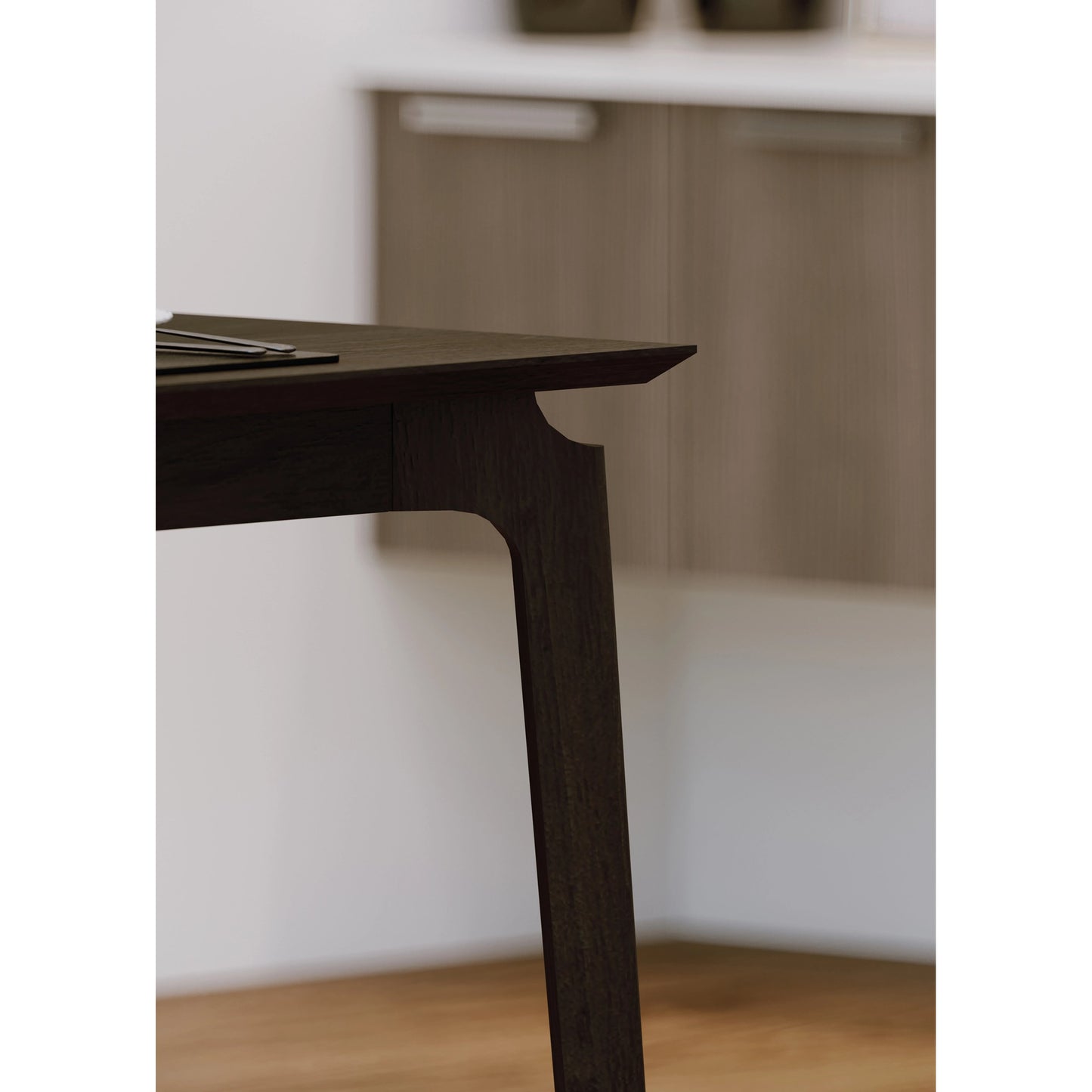 009 SI-2004292 | Closeup | Kenzo 71" Dining Table by LH Imports. Made from mango in a modern style.