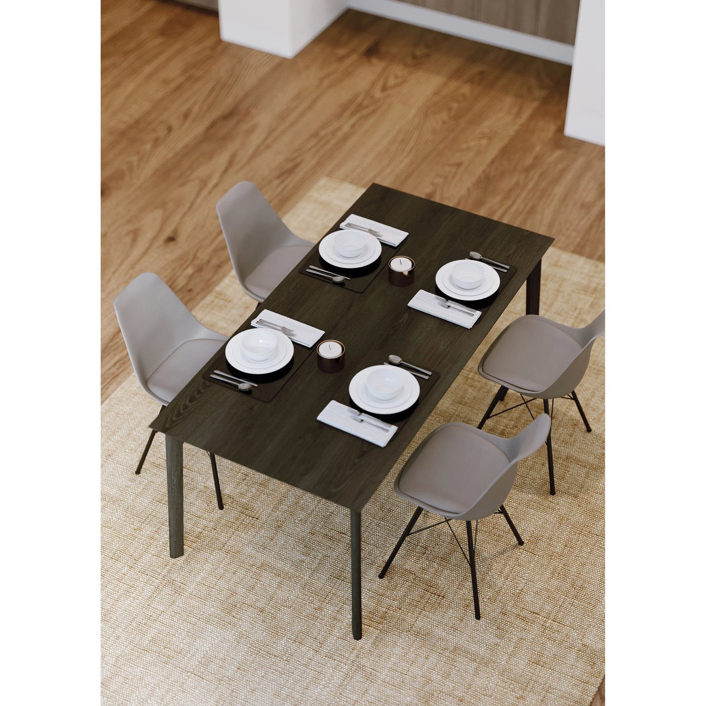 010 SI-2004292 | Lifestyle | Kenzo 71" Dining Table by LH Imports. Made from mango in a modern style.