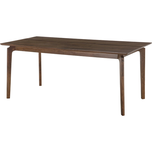 Kenzo 71" Dining Table by LH Imports. Made from mango in a modern style.