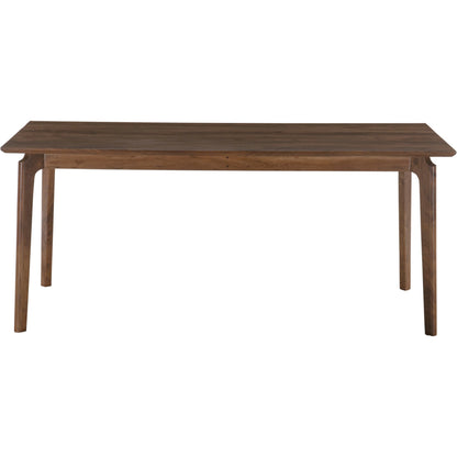 Kenzo 71" Dining Table by LH Imports. Made from mango in a modern style.