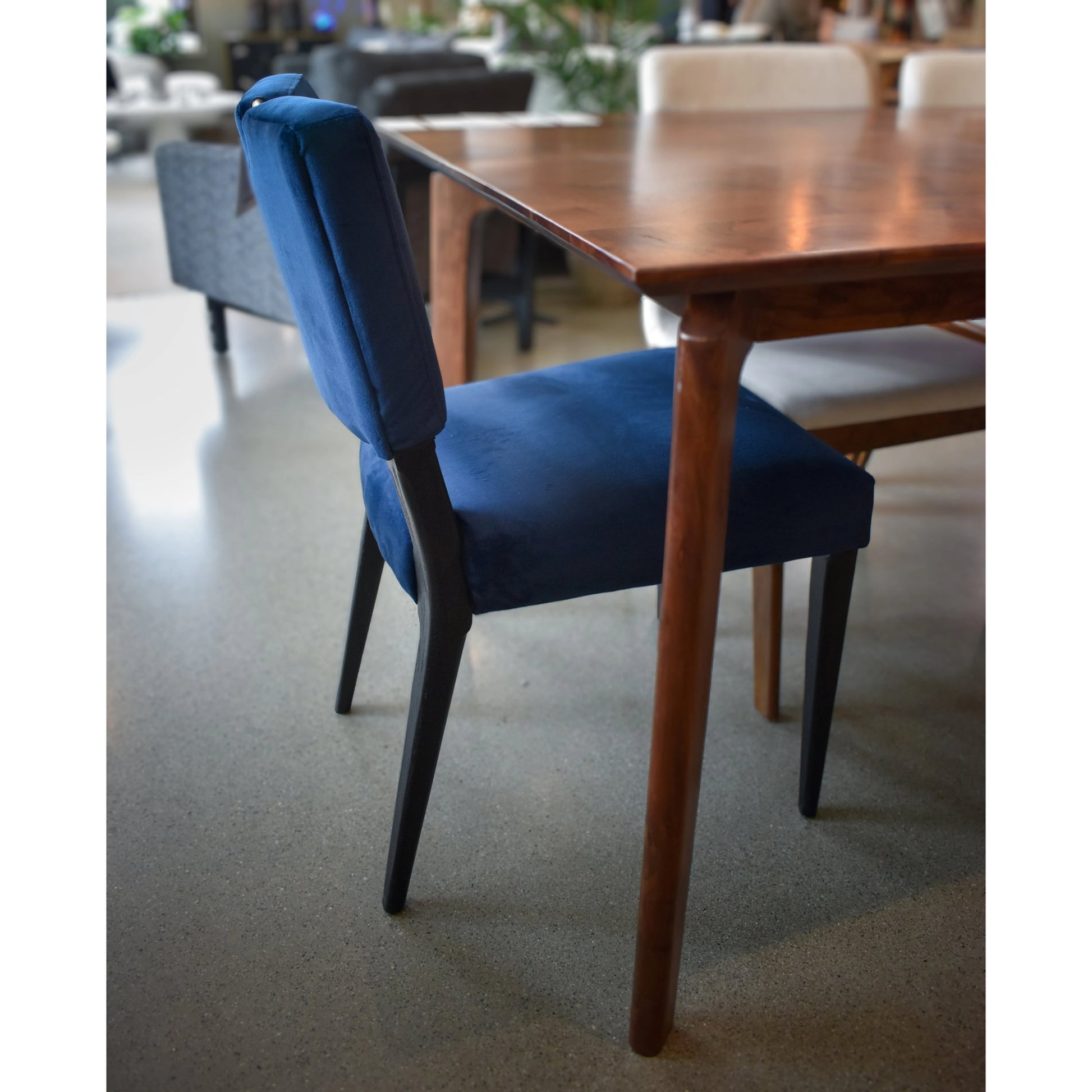 Kenzo 71" Dining Table by LH Imports. Made from mango in a modern style.